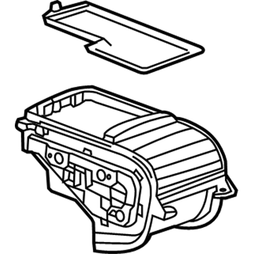 GM 95101827 Compartment,Front Floor Console Center