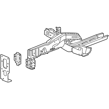 GM 95327431 Rail Assembly, Front Compartment Side