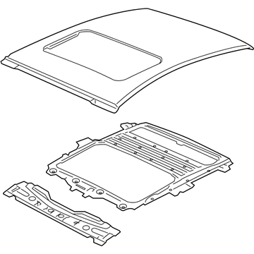 GM 92121665 Panel Assembly, Sun Roof