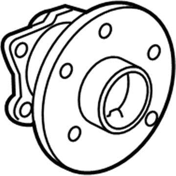 2010 Pontiac Vibe Wheel Bearing - 19184275