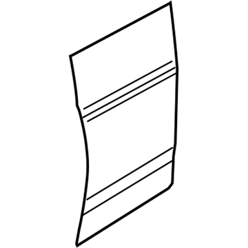 GM 15161210 Panel, Rear Side Door Inner (Non Window)(Rh)<Use 1C5J