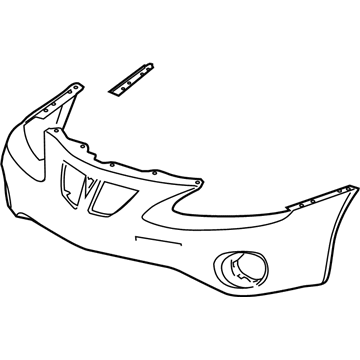 GM 12335942 Front Bumper Cover
