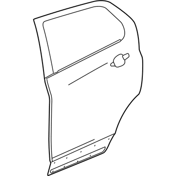 GM 95129433 Panel,Rear Side Door Outer
