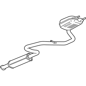 GM 84283172 Muffler Assembly, Exhaust (W/ Exhaust Pipe)