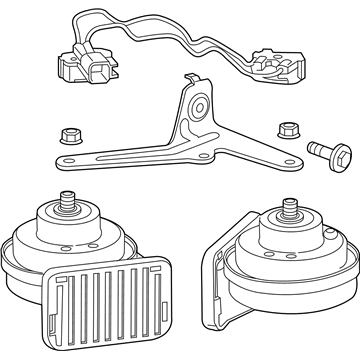 GM 23173973 Horn Assembly, Dual