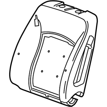 GM 22774672 Pad Assembly, Front Seat Back Cushion