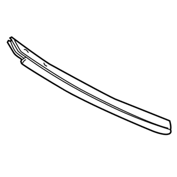 GM 92095870 Guide Assembly, Front Side Door Window Channel