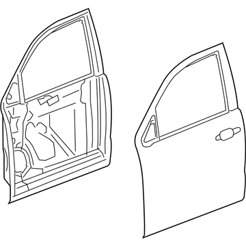 GM 22957429 Door Assembly, Front Side (Rh)