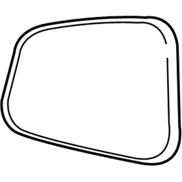 GM 95073340 Mirror, Outside Rear View (Reflector Glass & Backing Plate)