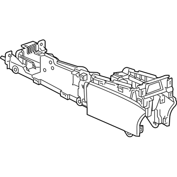 GM 23424761 Console Assembly, Front Floor Lower *Titanium