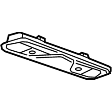 GM 22942417 Lamp Assembly, Roof Rail Rear Seat Position Reading & Csty *Platinum