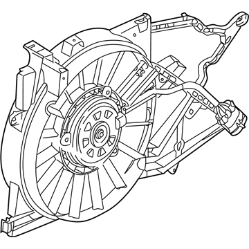 Saturn A/C Condenser Fan - 15867599