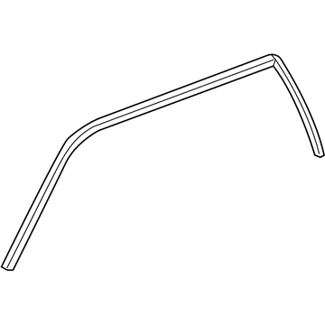 GM 21993937 Weatherstrip Assembly, Front & Rear Side Door Upper Auxiliary