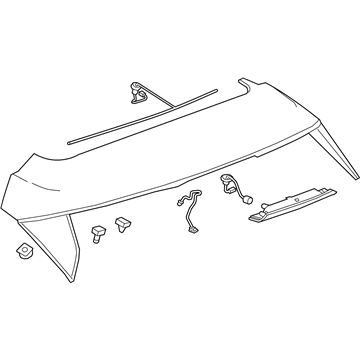 GM 39195532 Spoiler Assembly, R/End