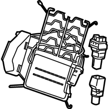 GM 23164578 Lumbar Assembly, Front Seat Back