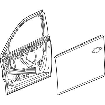 GM 84142140 Door Assembly, Front Side