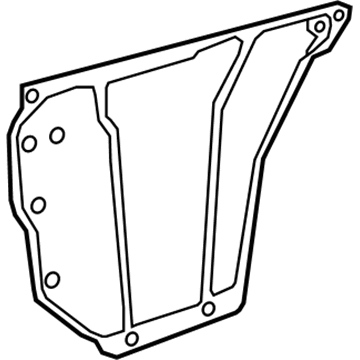 GM 23369004 Deflector Assembly, Front Side Door Water