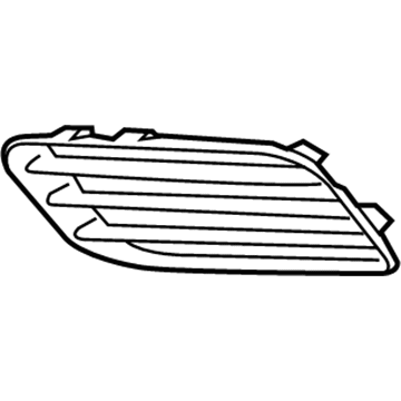 GM 25980484 Cover, Front Fog Lamp Opening