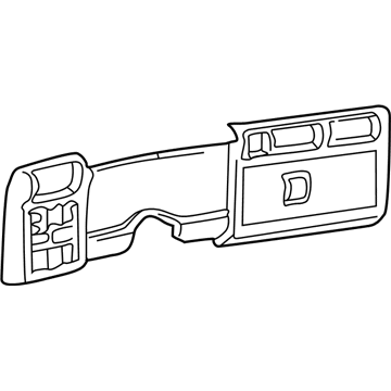 GM 15992235 Plate Assembly, Instrument Panel Accessory Trim