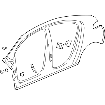 GM 22827172 Panel Assembly, Body Side Outer