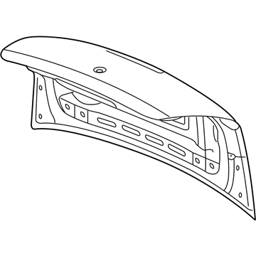 GM 15210631 Panel Assembly, Rear Compartment Lid (Sedan)