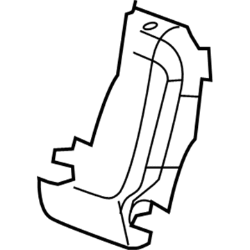 GM 22736421 Pad Assembly, Rear Seat Back Cushion (W/ Wire)
