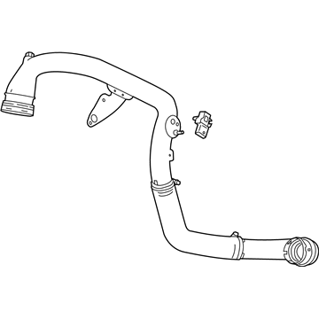 GM 23131218 Charging Air Cooler Outlet Air Hose