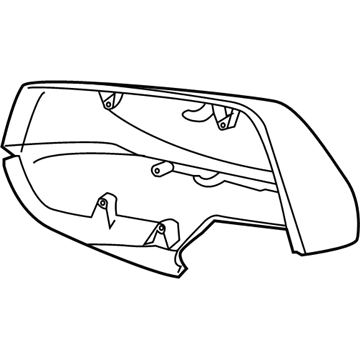 GM 22839659 Cover, Outside Rear View Mirror Housing