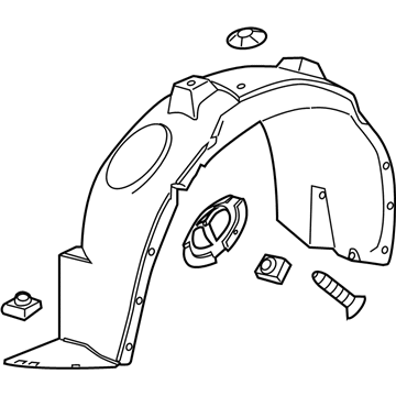 GM 23271690 Liner Assembly, Front Wheelhouse