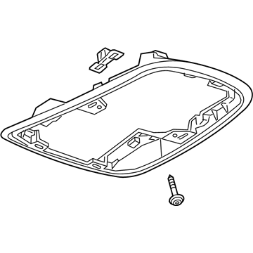 GM 26266809 Plate Assembly, Roof Console Backing