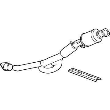 GM 84407224 EXHAUST FRONT PIPE ASSEMBLY