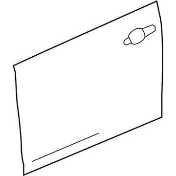 GM 22985946 Panel Assembly, Front Side Door Outer (Rh)