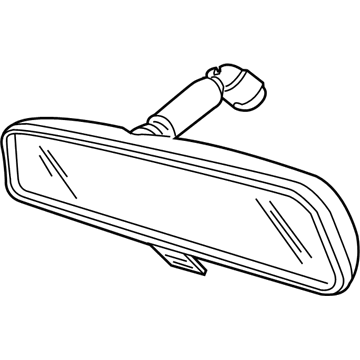 GM 92084967 Mirror Assembly, Inside Rear View