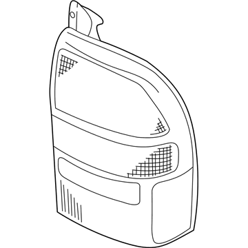 GM 91174691 Lamp Unit,Rear Combination,LH(D.O.T.) (On Esn)