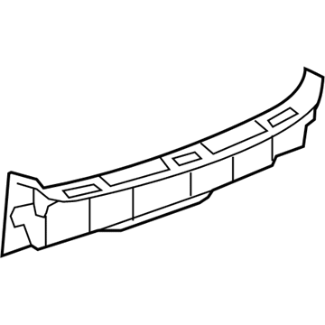 GM 22762717 Plate Assembly, Rear Compartment Sill Trim *W167A