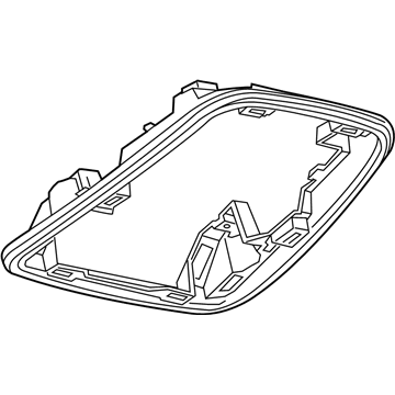 GM 22790215 Plate Assembly, Roof Console Backing