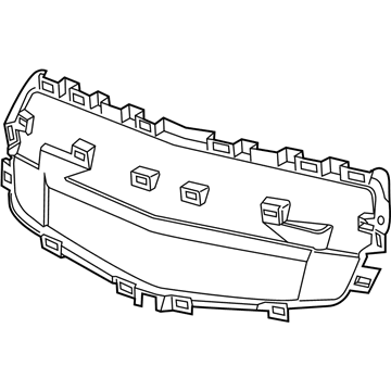 GM 22883316 Deflector,Front Grille Water