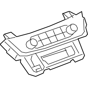 GM 84447712 Heater & Air Conditioner Control Assembly User Interface