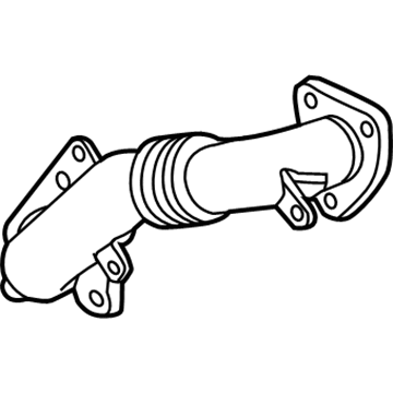 GM 12650925 Exhaust Manifold Outlet Pipe