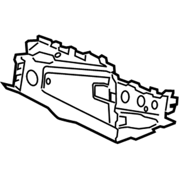 GM 25983411 Extension, Front Compartment Side Rail Rear