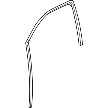 GM 22876539 Weatherstrip Assembly, Front Side Door Window