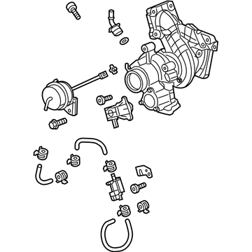 GM 12682937 Turbocharger Assembly, Compressor Air Intake