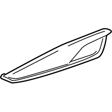 GM 22758751 Applique Assembly, Rear Side Door Trim Panel *Lineate