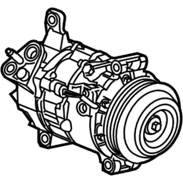 2015 Chevrolet Silverado A/C Compressor - 84730848