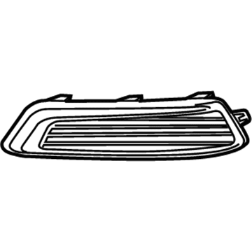 GM 22738853 Grille Assembly, Radiator Lower Outer