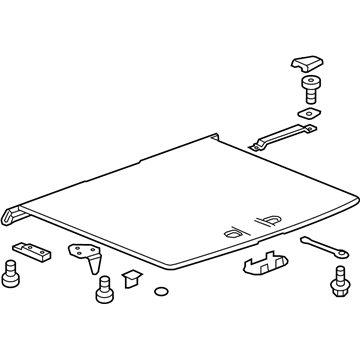 GM 22875769 Panel Assembly, Load Floor Trim *Black