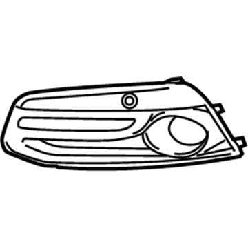 GM 92275623 Cover,Front Fog Lamp Opening