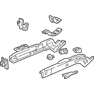 GM 10273780 Rail Assembly, Engine Compartment Side