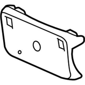 GM 23354526 Bracket Assembly, Front License Plate