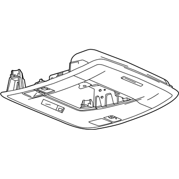 GM 23396144 Console, Roof *Shale
